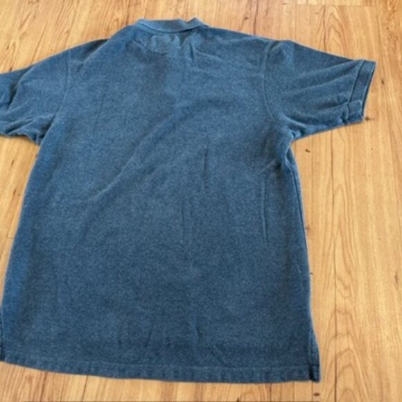 Chaps Ralph Lauren Polo Shirt Mens L Blue Short Sleeve Y2K Preppy Casual - Picture 5 of 5